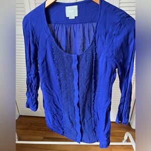 Maeve embroidered blouse